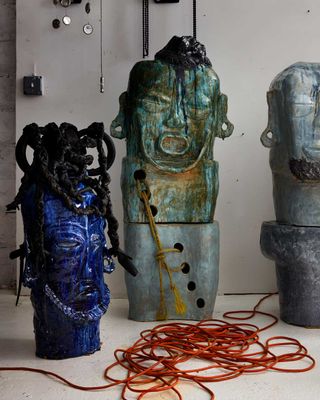Three glazed ceramics from Babirye’s new series