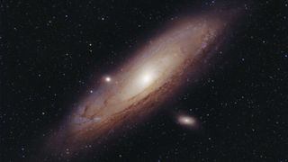 Andromeda galaxy as photographed with the Vaonis Vespera II