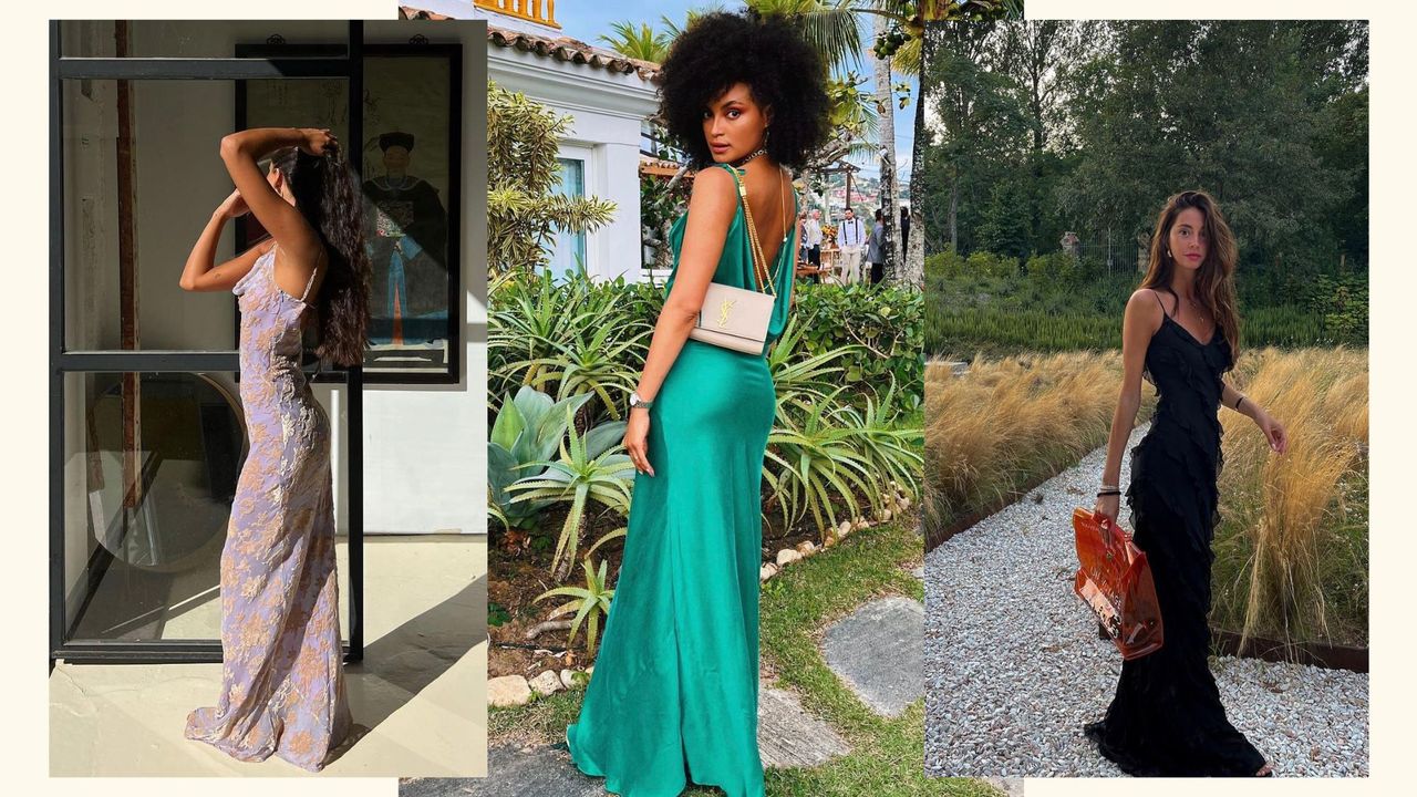 women wearing some of the best rat &amp; boa wedding guest dresses