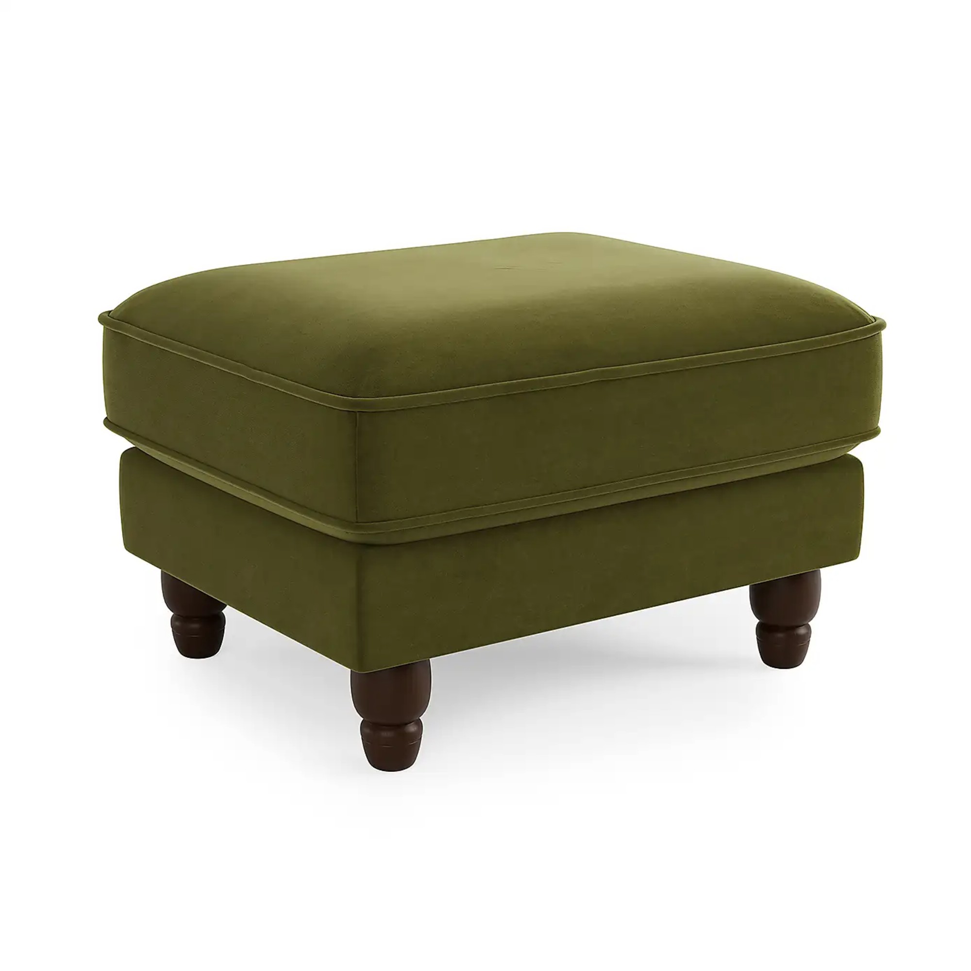 Dunelm Beatrice Matte Velvet Footstool