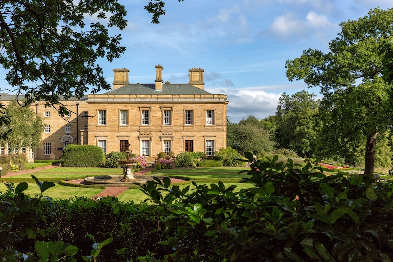 Oulton Hall's grand Georgian mansion and grounds
