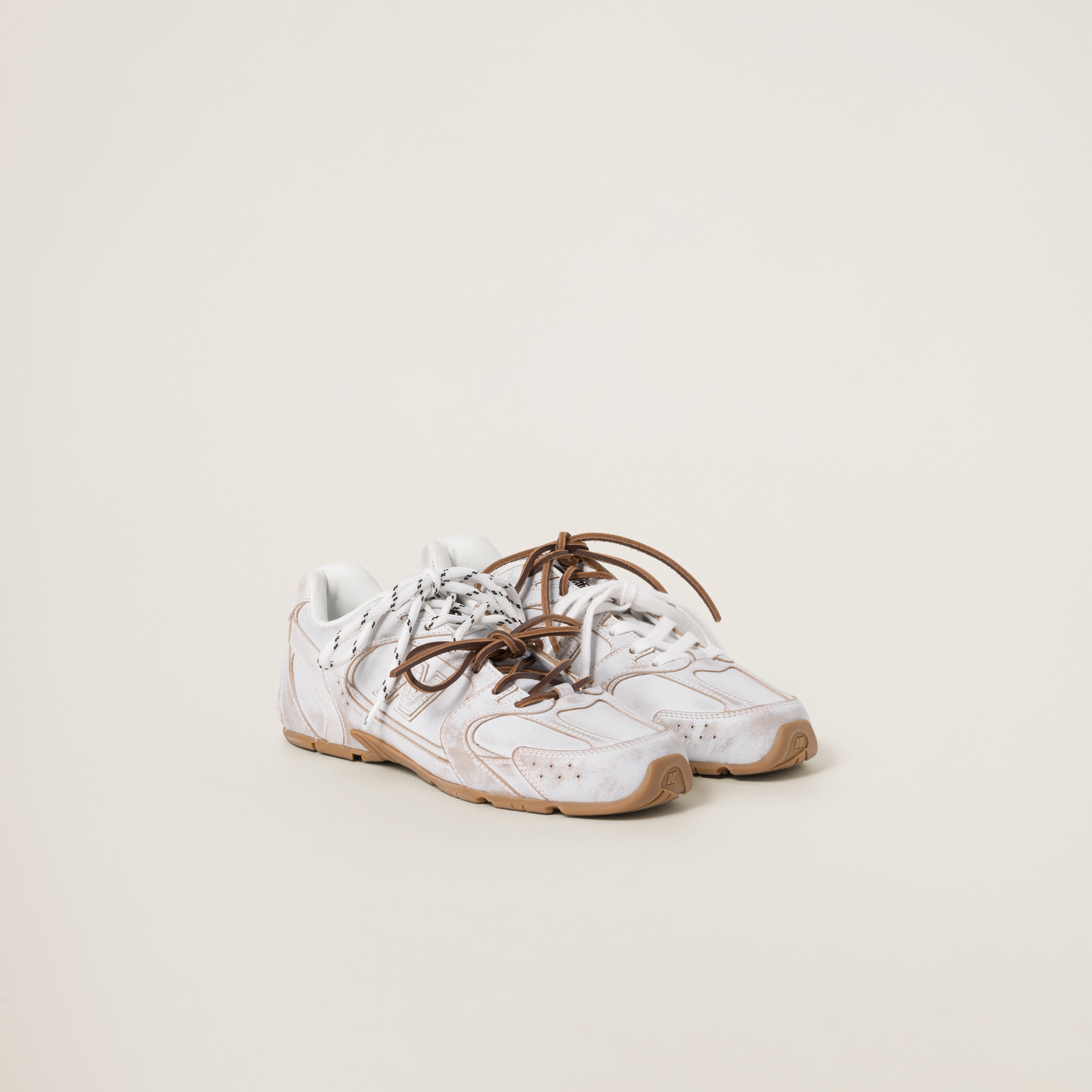 New Balance X Miu Miu 530 Sl Leather Sneakers