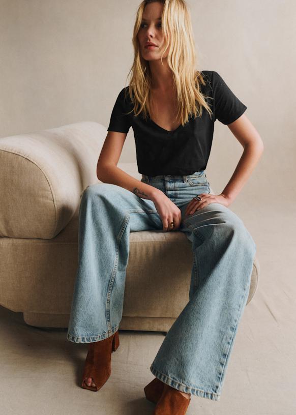 Malcolm T-Shirt - Black - Organic Cotton - Organic Textile - S&amp;eacute;zane