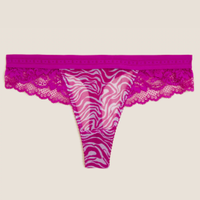 B by Boutique Ameli Printed Mesh Thong, £5 | Marks and Spencer