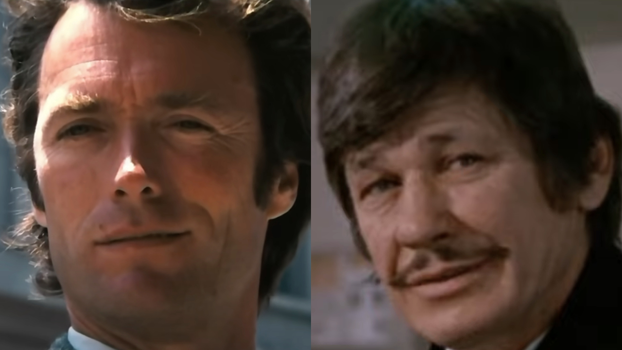 Clint Eastwood in Dirty Harry and Charles Bronson in Death Wish