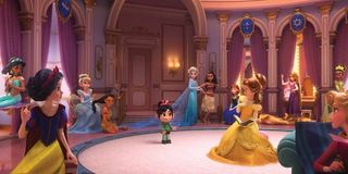 Disney Princesses in Ralph Breaks The Internet with Vanellope von Schweetz