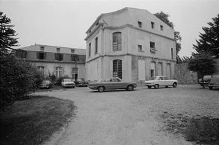 View of the Chateau d'Herouville near Paris, France in 1973
