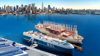 CG rendering of powership and offshore data center