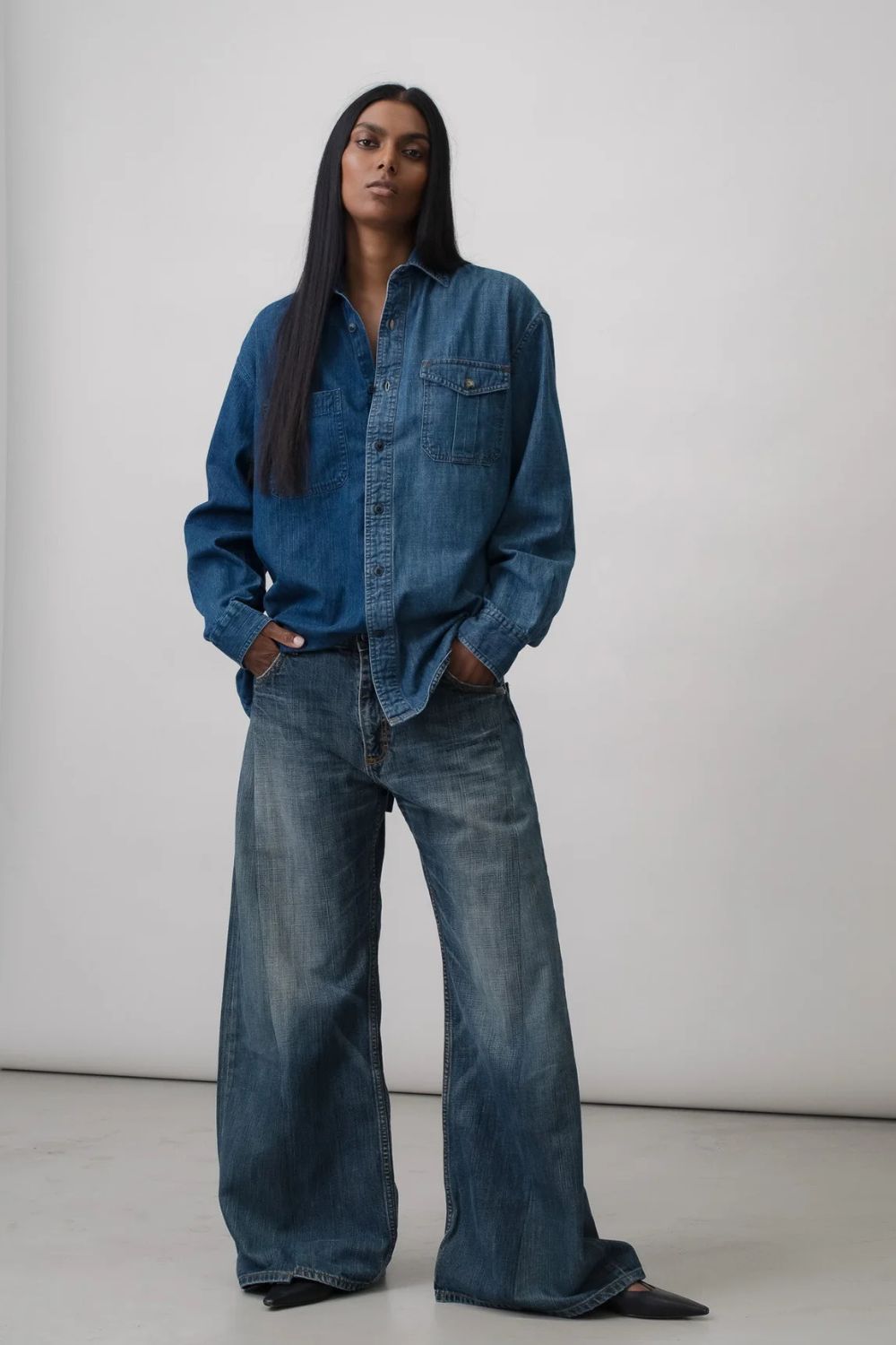 E.L.V. Denim Freya Wide Leg Jeans