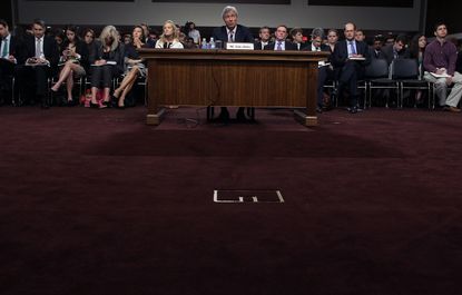 President and CEO of JPMorgan Chase Co. Jamie Dimon testifies before a Senate Banking Committee in June 2012. 