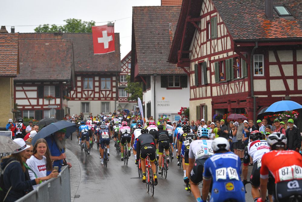 Scenery along the route of stage 3 at Tour de Suisse