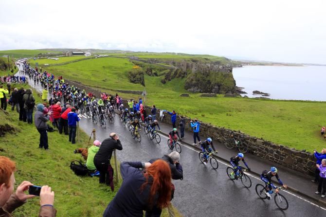 Stage 2 of the Giro d'Italia travelled along the coast