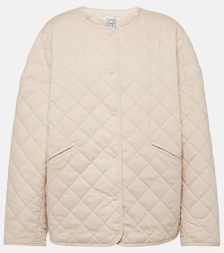 Quilted Single-Breasted Cotton Jacket