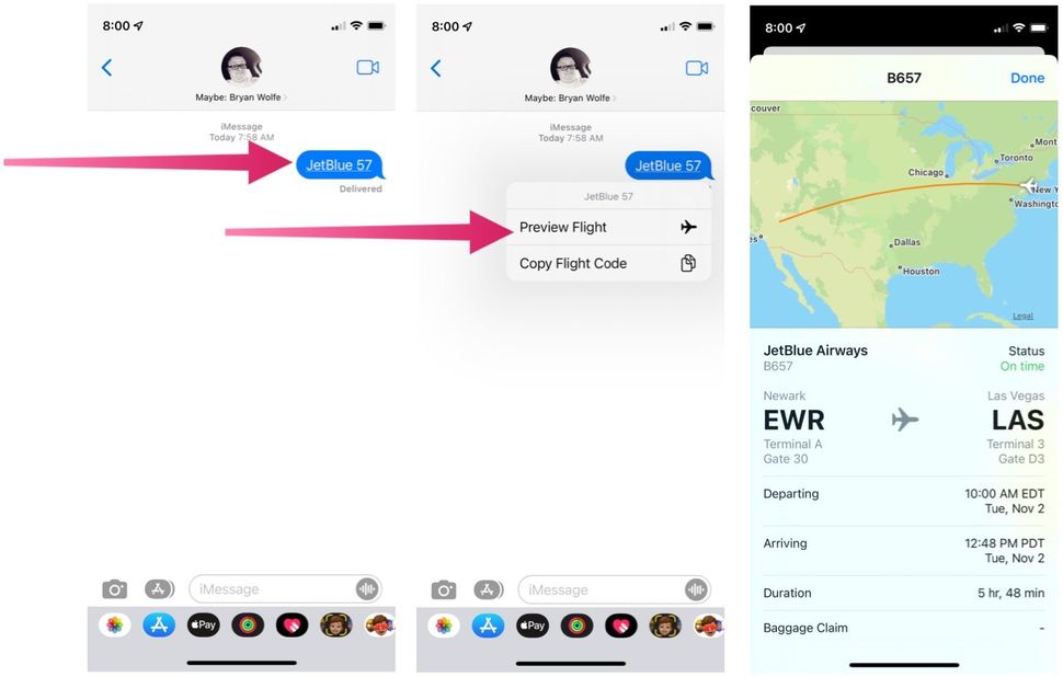 How to quickly track flights in iMessage for iPhone, iPad, and Mac iMore