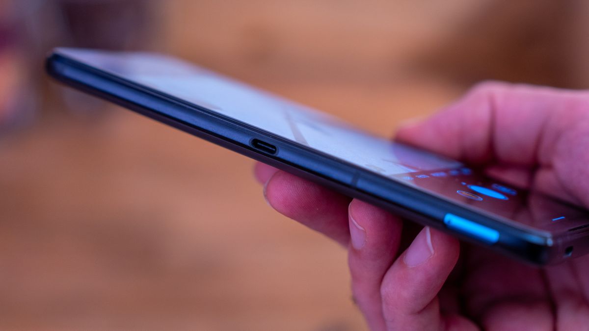 A photo of the Asus ROG Phone 6D Ultimate with MediaTek Dimensity internals