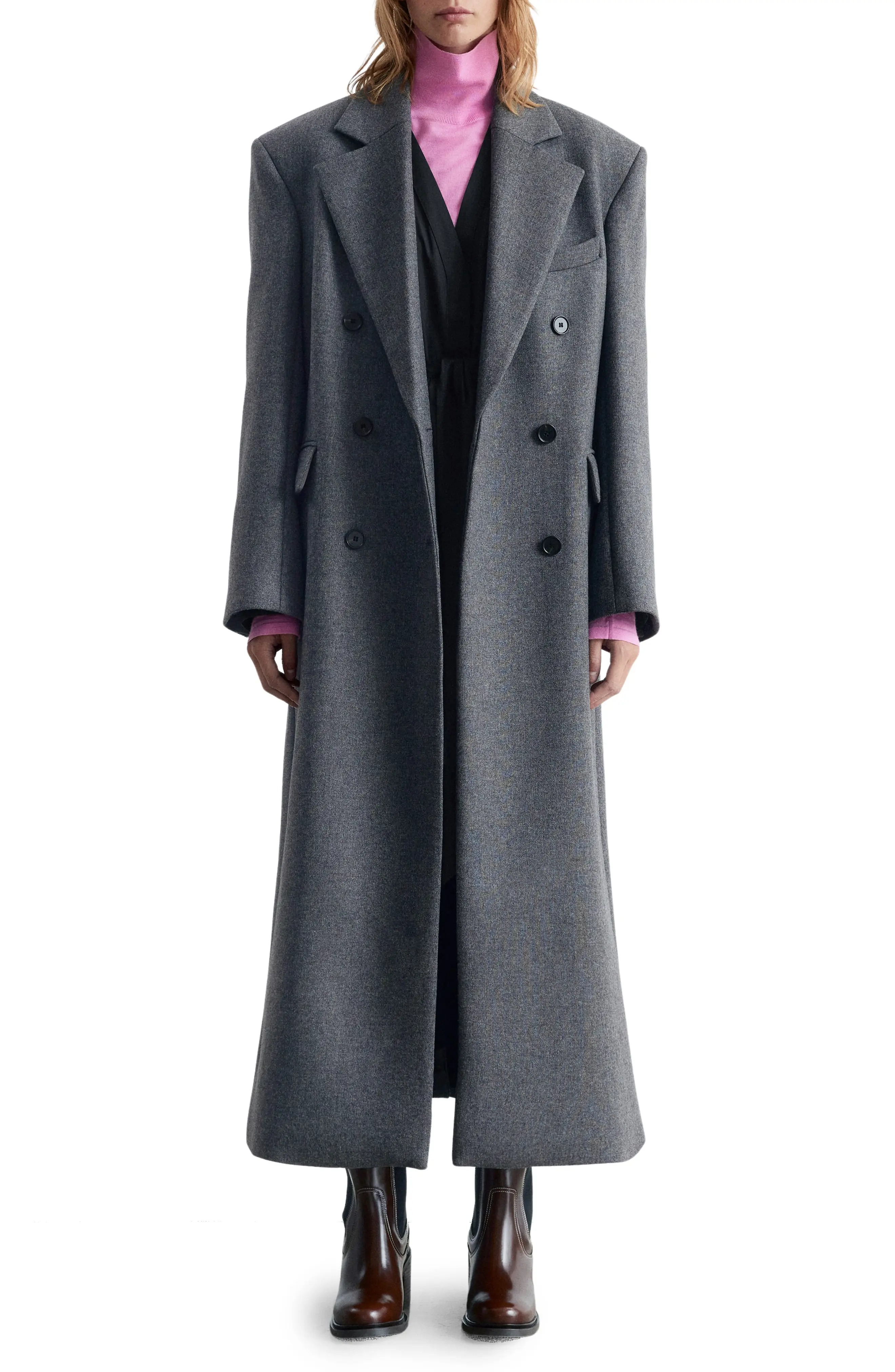 &amp;amp; Other Stories, Longline Double Breasted Coat
