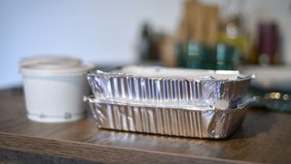 Can you put foil in the microwave? - picture of takeaway containers