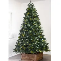 The Ultra Devonshire Fir Pre-lit with Warm White/White Color change LEDs: was £149now£79.99 | Christmas Tree World