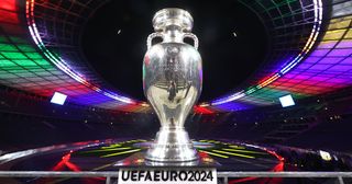 Where is the Euro 2024 final? THE UEFA EURO 2024 Winners Trophy is pictured duirng the UEFA EURO 2024 Brand Launch at Olympiastadion on October 05, 2021 in Berlin, Germany.