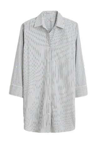 Madewell Y-Neck Relaxed Shirtdress (Was $138) 