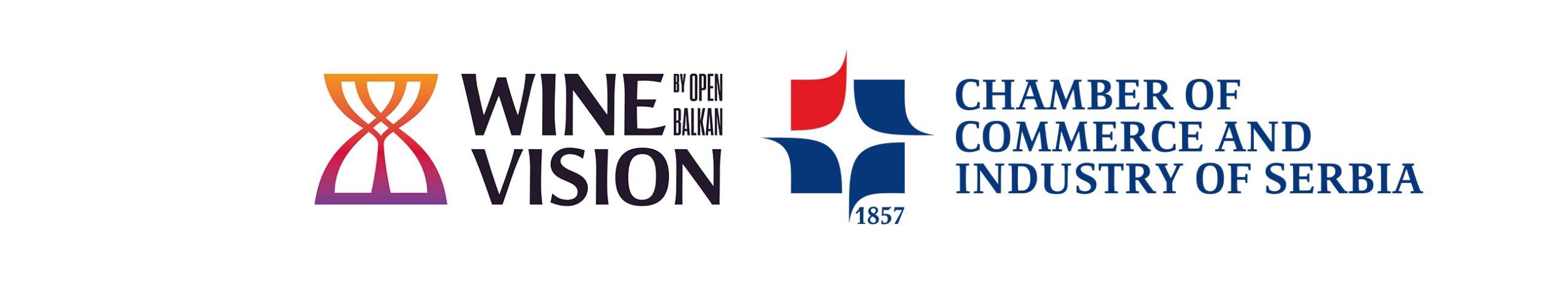 Wine Vision and Chamber of Commerce and Industry of Serbia logos