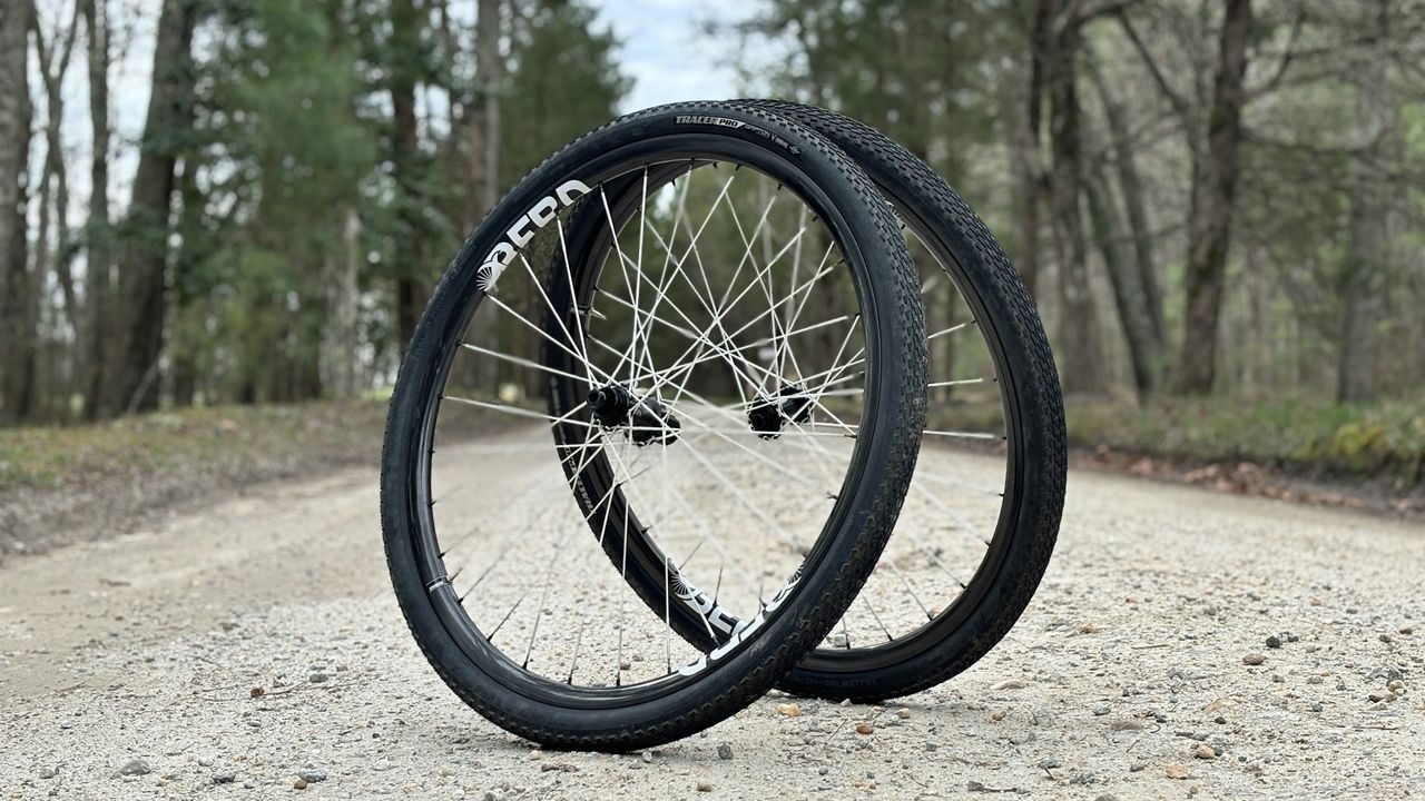 Berd Sparrow Carbon Gravel Wheelset uses string spokes!