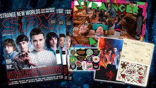 The Stranger Things covers and free gifts from SFX issue 352. 