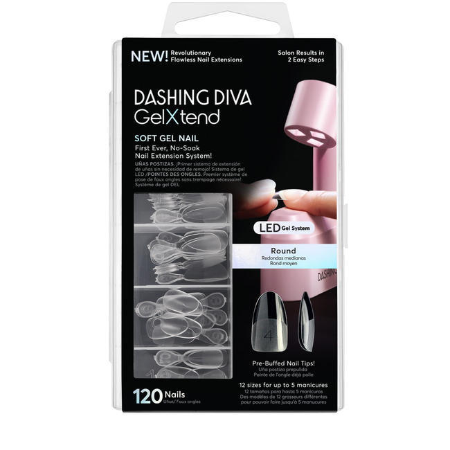 Gelxtend Nail Bulk - Medium Round Tips