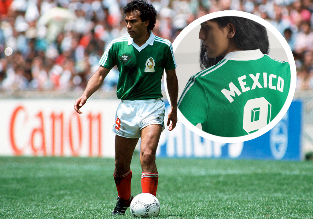 Hugo Sanchez at Mexico during the 1986 World Cup