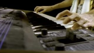 Van Halen Jump Video keyboard solo close-up