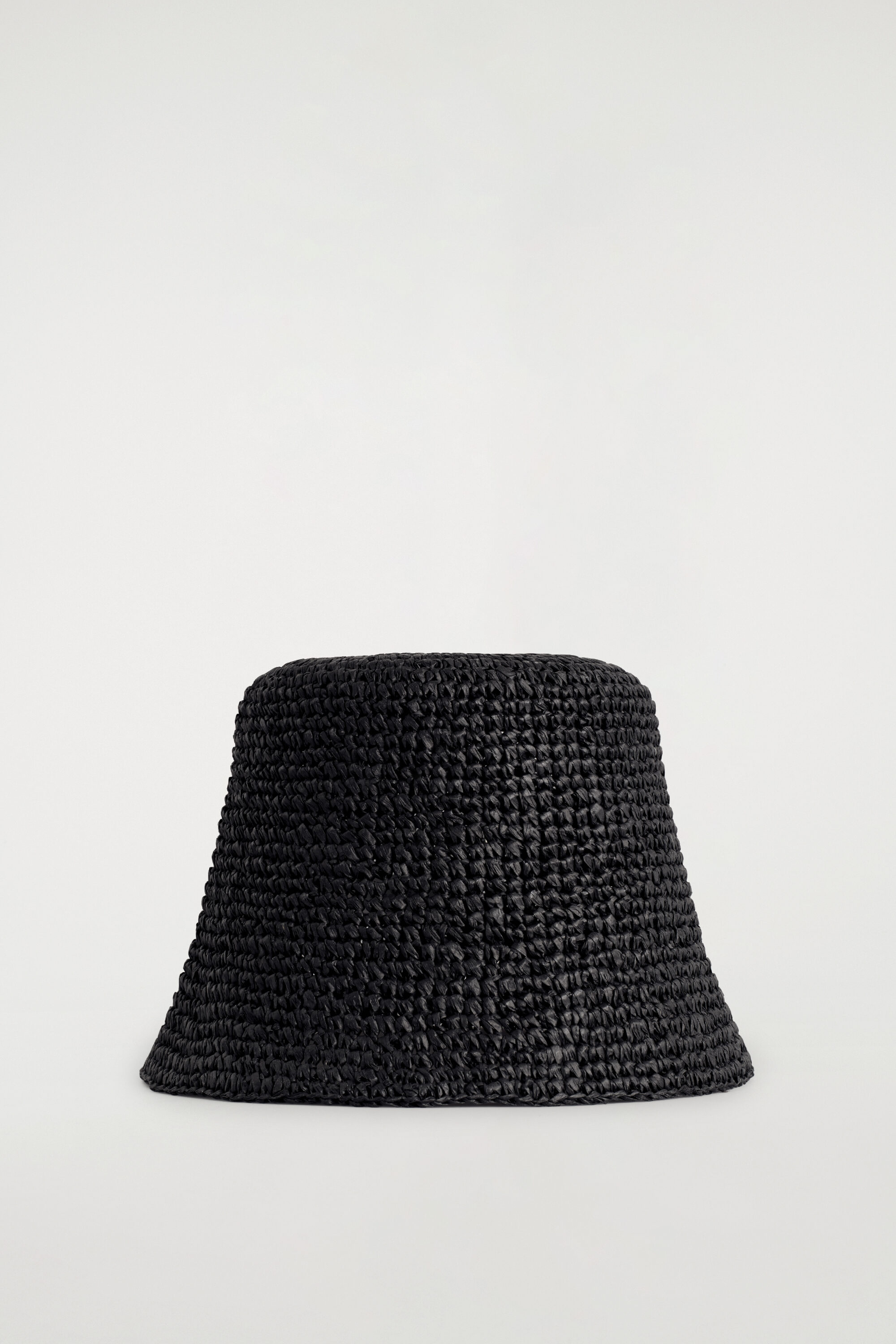 Sculpted Straw Bucket Hat