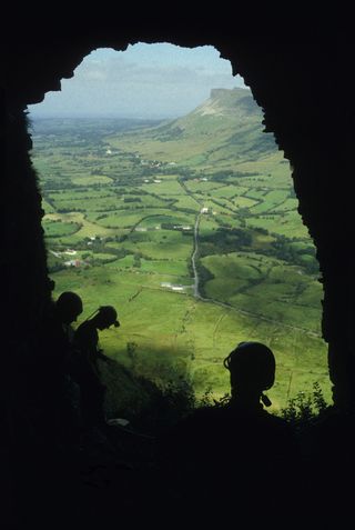 One of the caves in Ireland where fossils of brown bears were recovered.