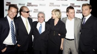 Mark Wahlberg, Jack Nicholson, Martin Scorsese, Vera Farmiga, Matt Damon, and Leonardo DiCaprio at the New York Premiere of The Departed