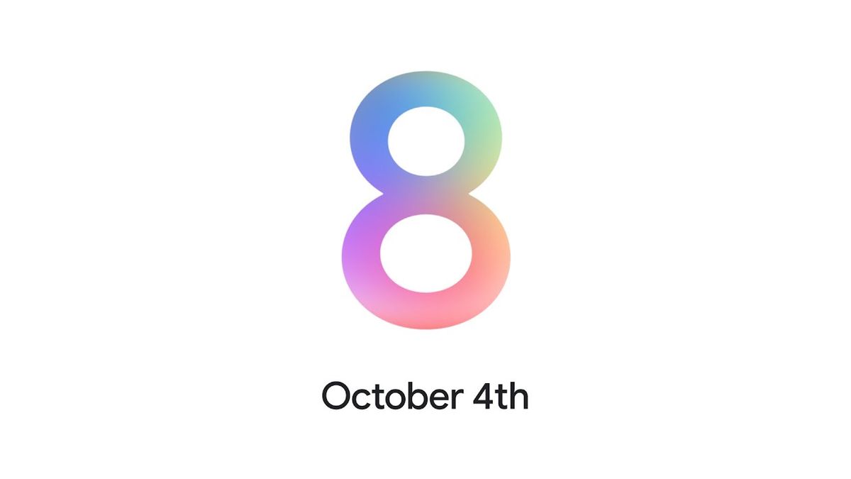 Made by Google event 2023 - Pixel 8 logo and date