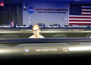 Navigation Desk at the Control Room at JPL