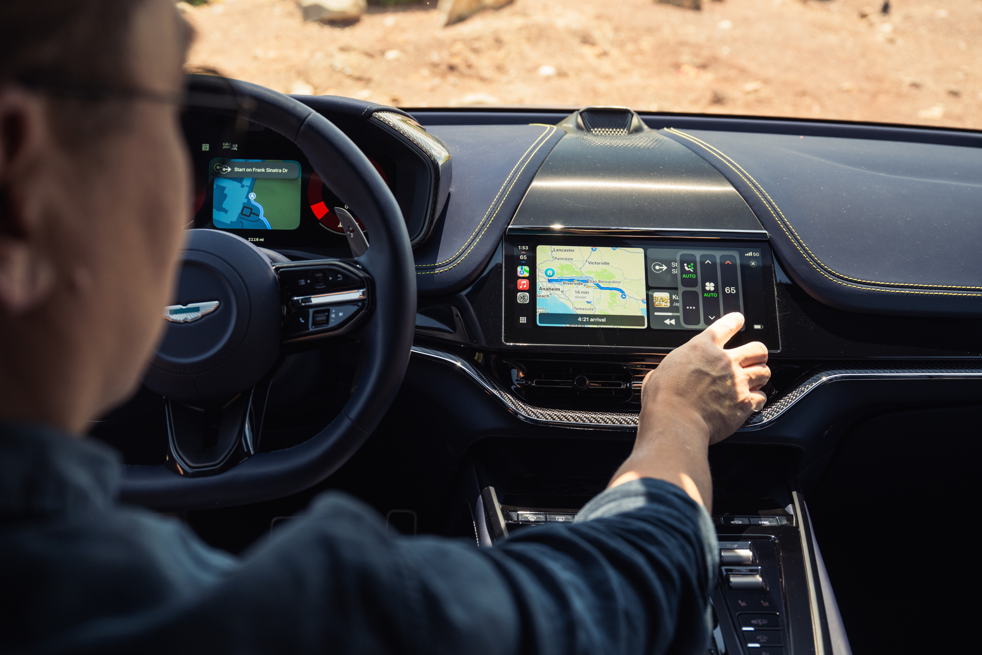 Apple CarPlay Ultra in action
