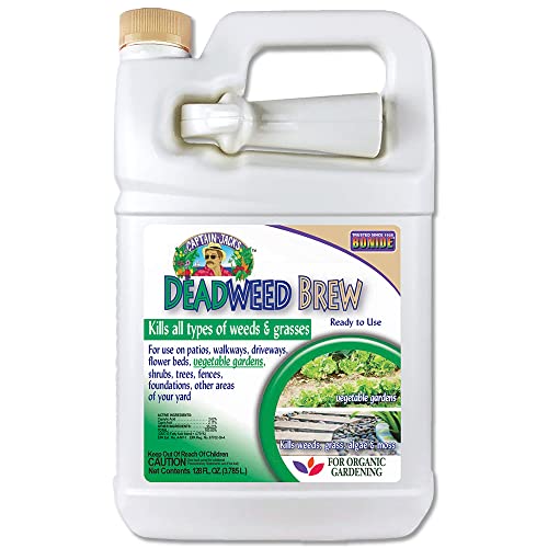 Bonide Captain Jack's Deadweed Brew, 128 Oz Ready-To-Use, Controls All Types of Weeds and Grasses, for Organic Gardening
