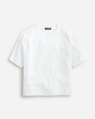Relaxed Premium-Weight Cropped T-Shirt