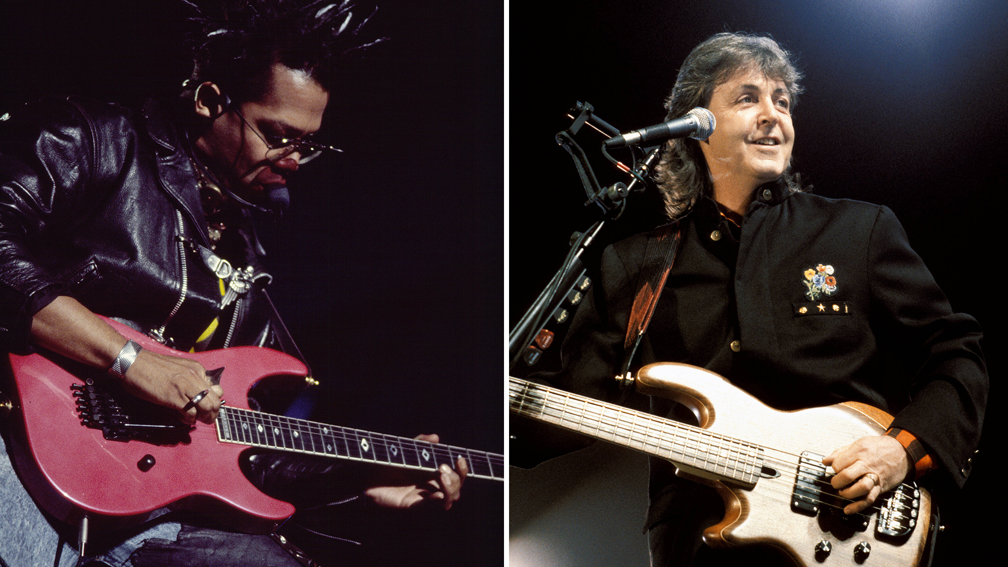 Carlos Alomar and Paul McCartney