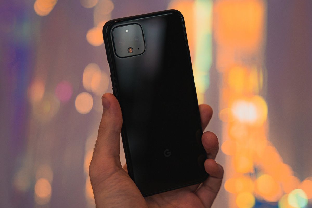 PIxel 4 in-hand