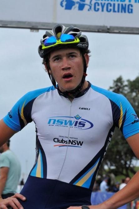 Jack Edwards (NSWIS) rode strongly at the round in Wollongong