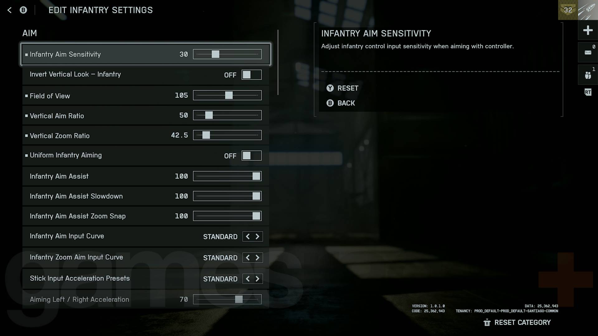 Battlefield 6 best controller settings for infantry aim