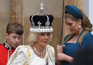 Queen Camilla at the Coronation
