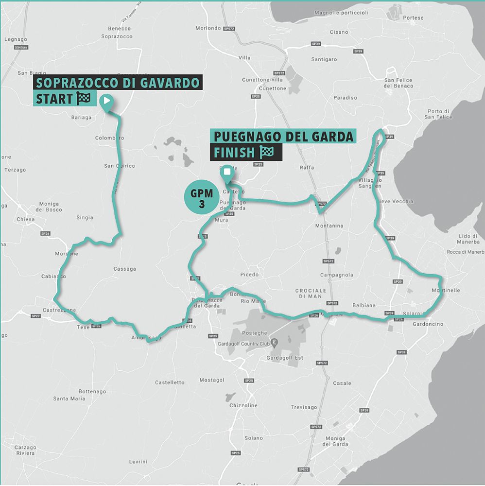 Giro d'Italia Donne - Stage 7 map
