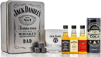 Personalised Jack Daniels Whisky Mixed Miniature Tin Gift Box