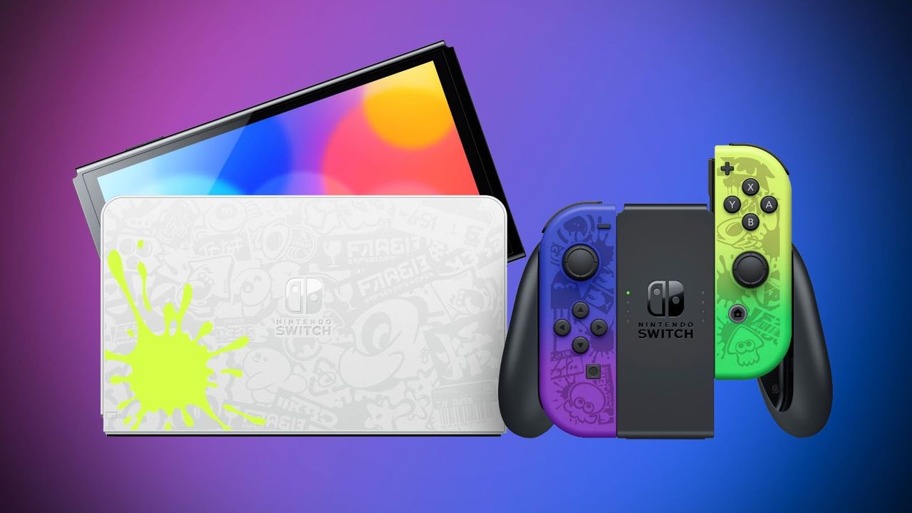 Switch Oled Splatoon Edition