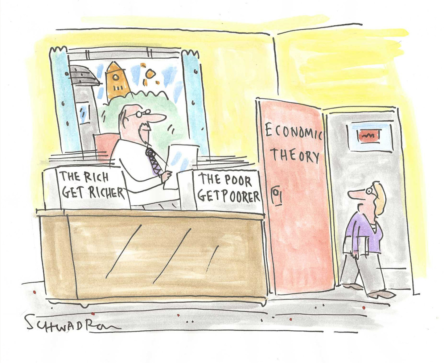 Political cartoon