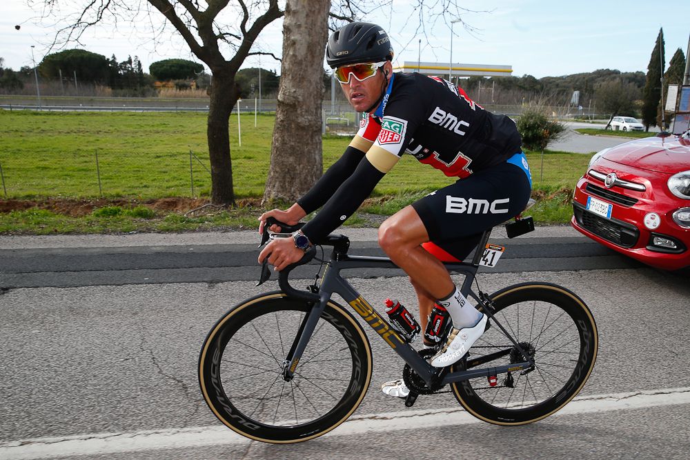 Greg Van Avermaet in action during stage 2 at Tirreno-Adriatico
