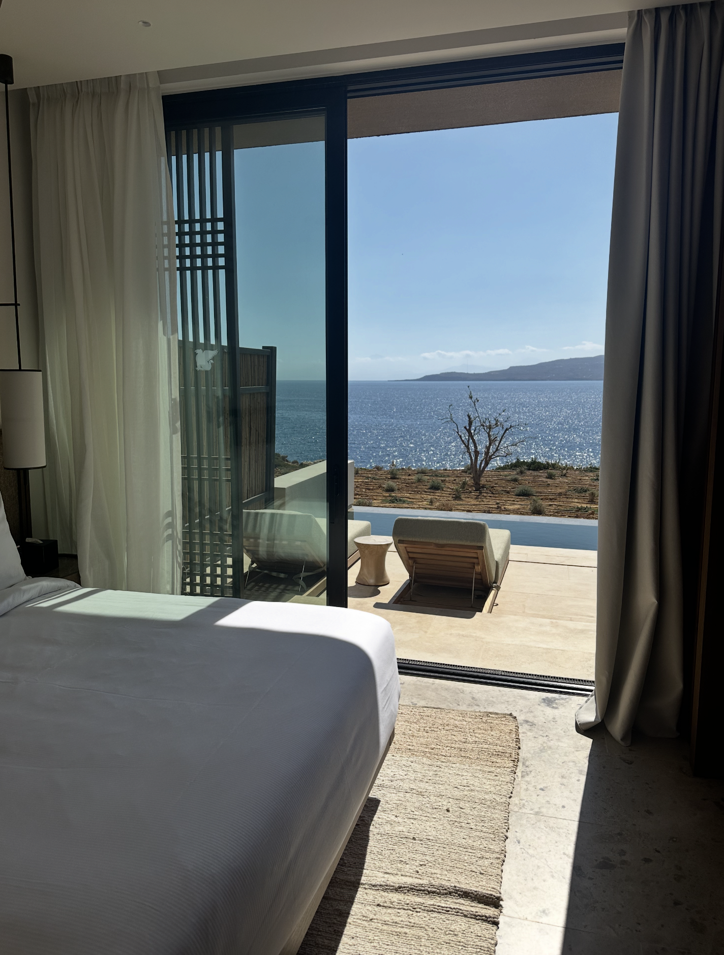 hotel room in Crete, Greece