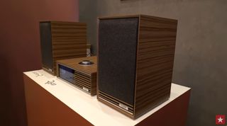 Ruark Audio speakers at Bristol Hi-Fi Show stand